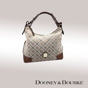 Dooney & Bourke Large Erica Shoulder Bag – Signature Canvas Monogram